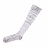 Winter Chunky Cable Thick Knit Thigh High Socks Long Stockings Boot Autumn and Winter Knitting Mid-Calf over the Knee Stockings
