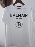 T Shirt Balmain Spring/Summer Short Sleeve Printed Letter Cotton T-shirt