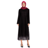 Muslim Women Stylish Kashibo Abaya Muslim Ladies Long Gown Islamic Clothing Jilbab Jalabiya Polka Dot Plus Size Dress
