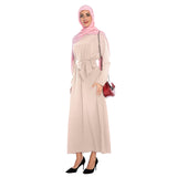 Muslim Women Stylish Kashibo Abaya Muslim Ladies Long Gown Islamic Clothing Jilbab Jalabiya Simple Maxi Dress