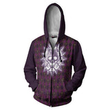 JoJo's Bizarre Adventure Dressing 3D Printed Zipper Hooded Sweater