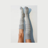 Winter Chunky Cable Thick Knit Thigh High Socks Long Stockings Boot Autumn and Winter Knitting Mid-Calf over the Knee Stockings