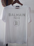 T Shirt Balmain Spring/Summer Short Sleeve Printed Letter Cotton T-shirt