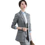 Women's Autumn Uniform Designs Formal Style Office Lady Bussiness Attire Work Suit Jacket Women's Suit