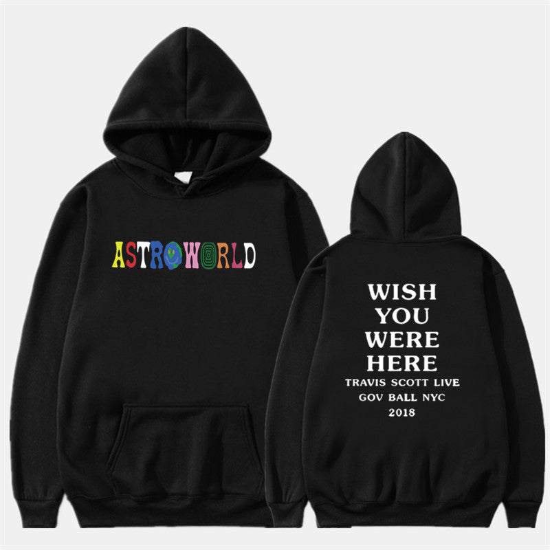 Travis Scott Astroworld Hoodie Men's Sweatshirt Men's and Women's Sportswear