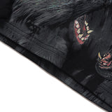 GVC T Shirt Long Sleeve T-shirt Baboon Pattern Cotton Men