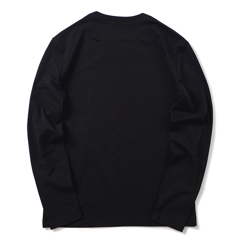 GVC Shirt Spring and Autumn Shark Pattern Long Sleeve Cotton Loose Men's Clothing