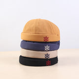 Beanies Japanese Leisure Letter Skullcap Embroidery Baseball Cap