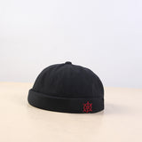 Beanies Japanese Leisure Letter Skullcap Embroidery Baseball Cap