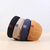 Beanies Japanese Leisure Letter Skullcap Embroidery Baseball Cap
