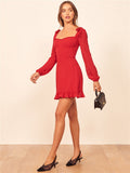 Milkmaid Dress Chiffon Summer Vintage Dresses