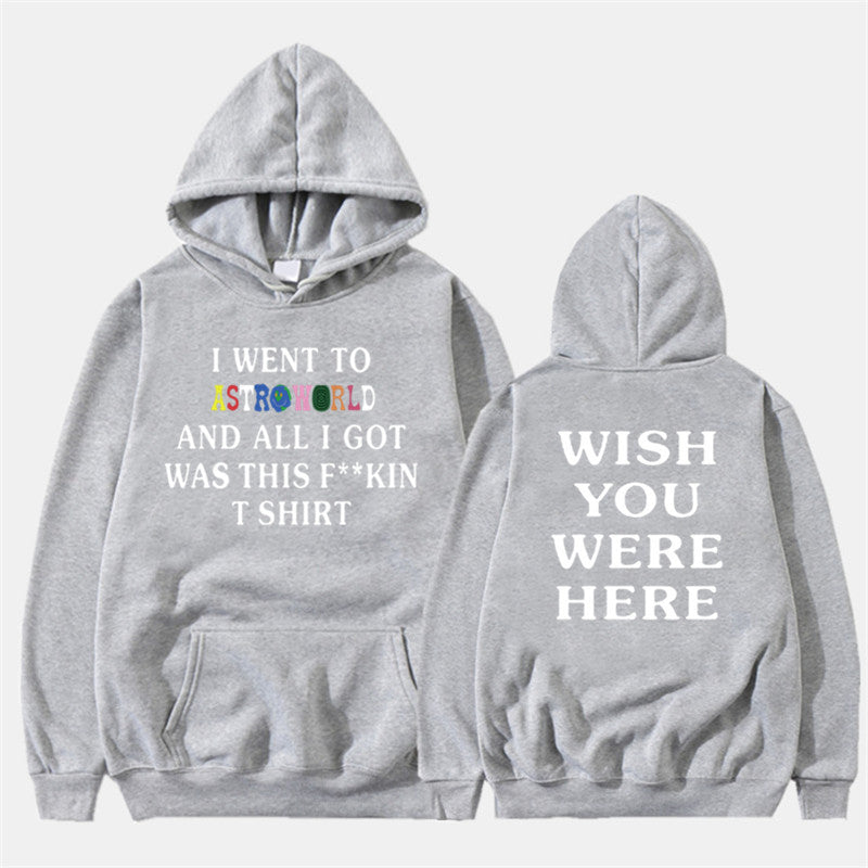 Travis Scott Astroworld Hoodie Men's and Women's Sportswear