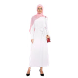 Muslim Women Stylish Kashibo Abaya Muslim Ladies Long Gown Islamic Clothing Jilbab Jalabiya Simple Maxi Dress
