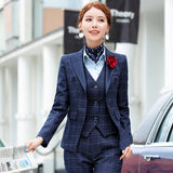 Womens Autumn Uniform Designs Formal Style Office Lady Bussiness Attire Work Suit