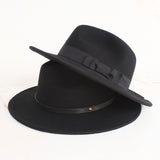 Fedora Golf Hats Cowboy Hat Women's Hat Autumn Winter Retro British