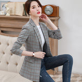 Women's Autumn Uniform Designs Formal Style Office Lady Bussiness Attire Work Suit Jacket Women's Suit