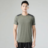 Sweat Wicking Shirt Sports T-shirt Men's Summer Sportswear round Neck Short Sleeve T-shirt