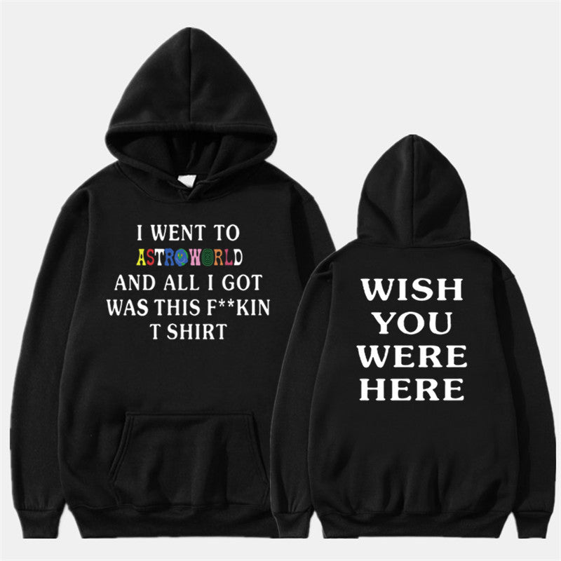 Travis Scott Astroworld Hoodie Men's and Women's Sportswear