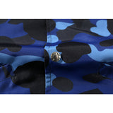 Shark Print Jacket Street Men'S Jacket Loose Camouflage Coach Jacket