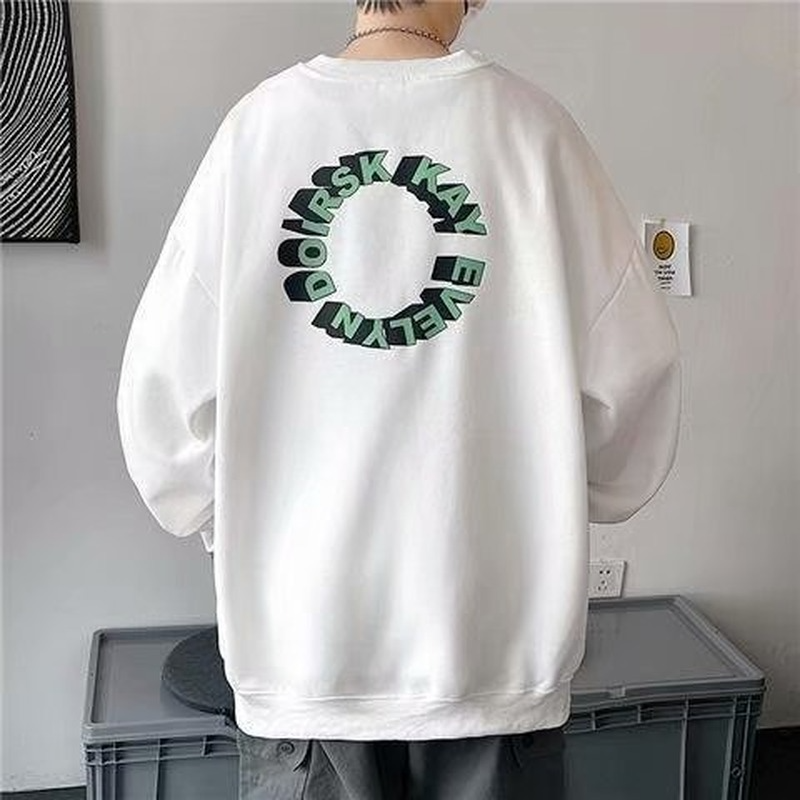Men Sweatshirts Sweater Men's Spring and Autumn Students' Top Outerwear