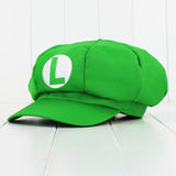 Mario Hat Octagonal Cap Red Green White Yellow Purple