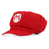Mario Hat Octagonal Cap Red Green White Yellow Purple
