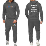 Travis Scott Astroworld Hoodie Men's Sweater Trousers Suit Casual