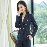 Women's Autumn Uniform Designs Formal Style Office Lady Bussiness Attire Work Suit Business Suit Jacket