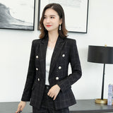 Women's Autumn Uniform Designs Formal Style Office Lady Bussiness Attire Work Suit Business Suit Jacket