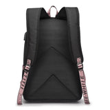 Stranger Things Backpack USB Rechargeable Oxford Cloth Student Schoolbag