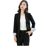 Womens Autumn Uniform Designs Formal Style Office Lady Bussiness Attire Work Suit