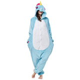 Hoodies Blankets Pajamas Adult One-Piece Pajamas Men's and Women's Winter Flannel