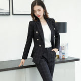 Women's Autumn Uniform Designs Formal Style Office Lady Bussiness Attire Work Suit Business Suit Jacket