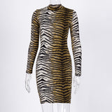 Victoria Beckham Dresses Women's Spring Long Sleeve Printed Dress