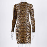 Victoria Beckham Dresses Women's Spring Long Sleeve Printed Dress