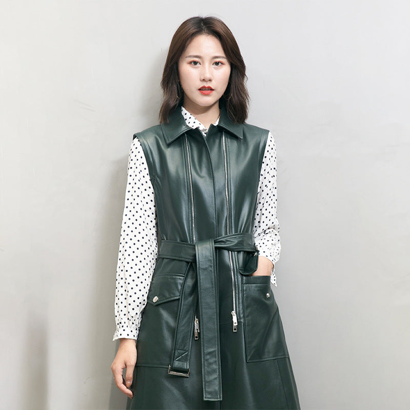 Leather Biker Coat Golden Leather Jacket Women Pu Jackets Autumn Fashion Sheepskin Leather Coat