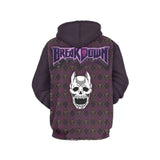 Bone Varsity Jacket Sweater Zipper Hooded Cardigan Jacket Anime