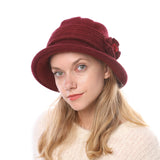 Women Winter Hats Knitted Hat Women's Autumn and Winter Flower Fashion Women's Hat