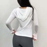 Moisture Wicking Hoodie Running Smock