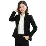 Women Autumn Uniform Designs Formal Style Office Lady Bussiness Attire Work Suit Business Suit OL