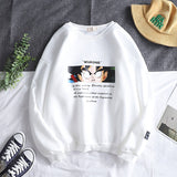 Men Sweatshirts Autumn Printed Sweater Men's Large Size Long Sleeve Casual round Neck
