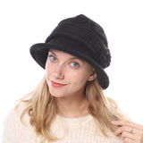 Women Winter Hats Knitted Hat Women's Autumn and Winter Flower Fashion Women's Hat