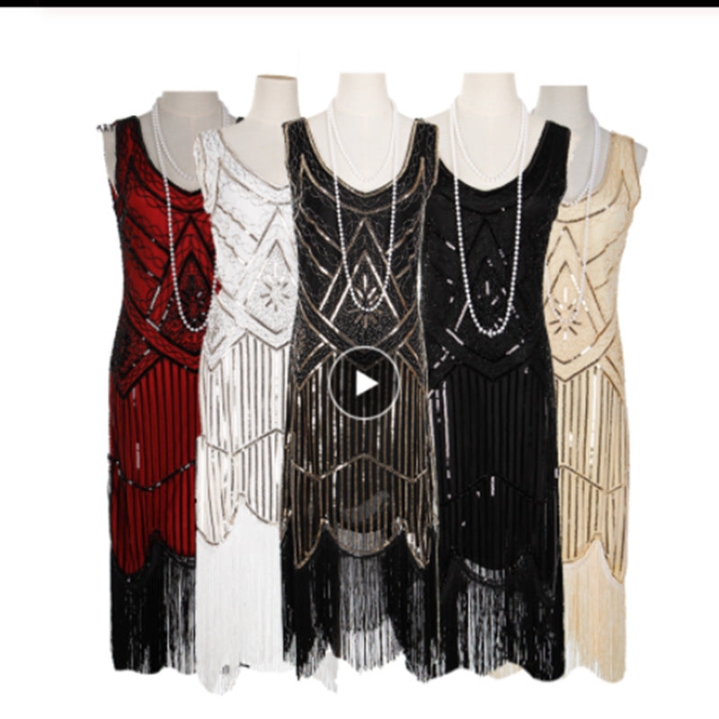 1920S Dress Vintage Dress Rose Embroidered Gown