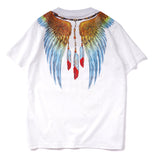 GVC T Shirt Eagle Pattern Pure Cotton Loose Short Sleeve T-shirt Men