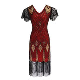 1920S Dress Sequined Dress Costume Retro Sequins Dress