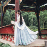 Chinese Traditional Dress Chest-High Dress Antique Style Large Swing Dress