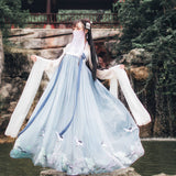 Chinese Traditional Dress Chest-High Dress Antique Style Large Swing Dress