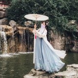 Chinese Traditional Dress Chest-High Dress Antique Style Large Swing Dress