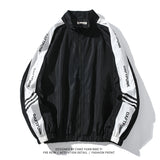 Jock Jacket Couple Stand Collar Trench Coat Men's and Women's Spring/Summer Sun Protection Thin Casual Sports Jacket