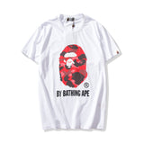 Shark Print T Shirt Colorful Avatar Print Male And Female Couples Wear Youth Casual Top